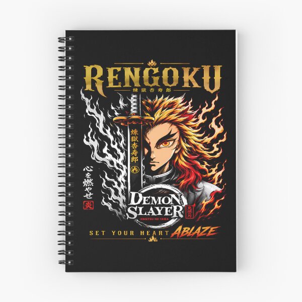 Item preview, Kyojuro Rengoku - Flame Breathing Hashira -Set Your Heart Ablaze Aesthetic Design designed and sold by Trinidesigns123.
