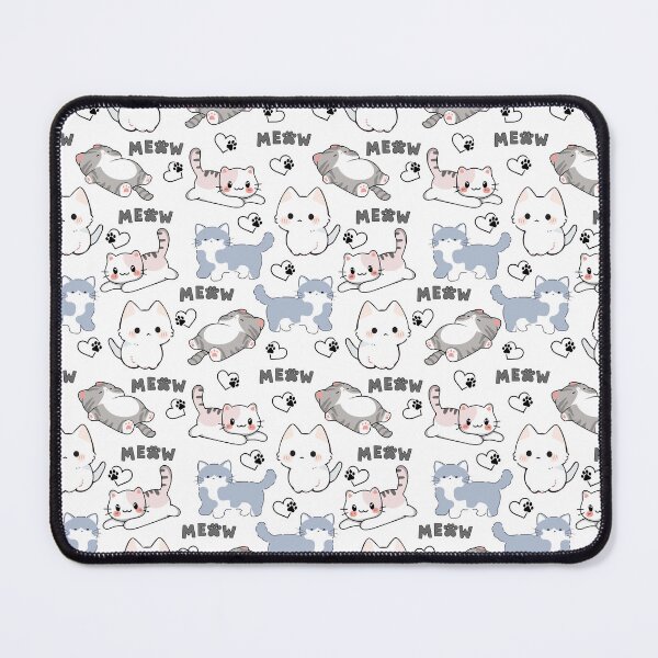 Item preview, Cute Chubby Kittens and Meow Hearts designed and sold by AleksaDesignMTL.
