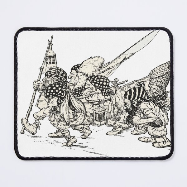 Item preview, Seven Dwarvesby Arthur Rackham - Seven Dwarfs Illustration Vintage Storybook Art Print for Fairy Tale Lovers designed and sold by RickE.