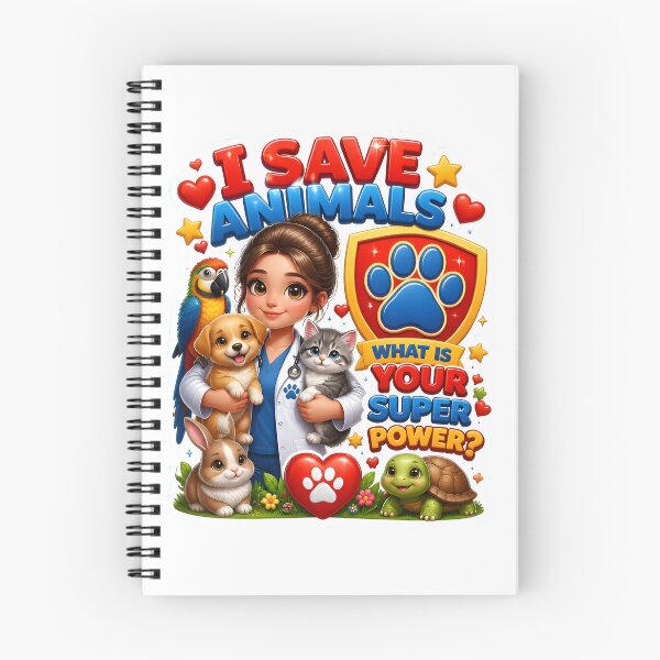 Item preview, I Save Animals What Is Your Super Power? Funny Veterinarian Gift  designed and sold by Bettybee00.