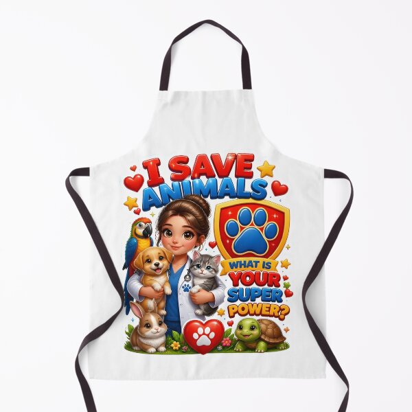 Item preview, I Save Animals What Is Your Super Power? Funny Veterinarian Gift  designed and sold by Bettybee00.