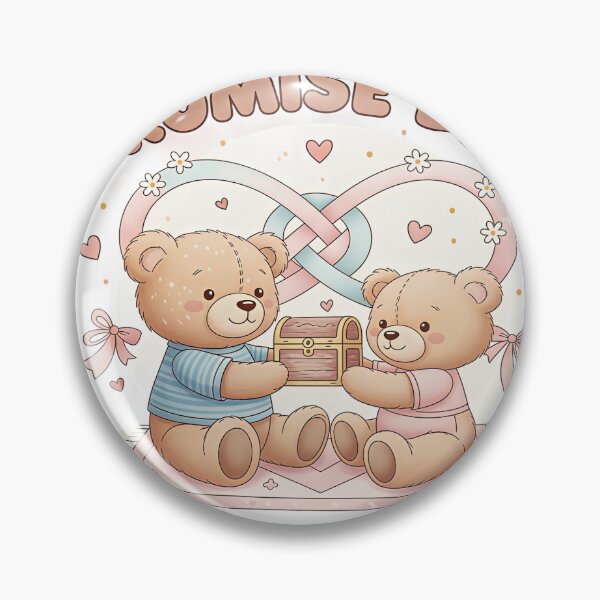 Item preview, Promise Day Celebration – Teddy Bears Sharing a Promise designed and sold by Artisan Finds Online.