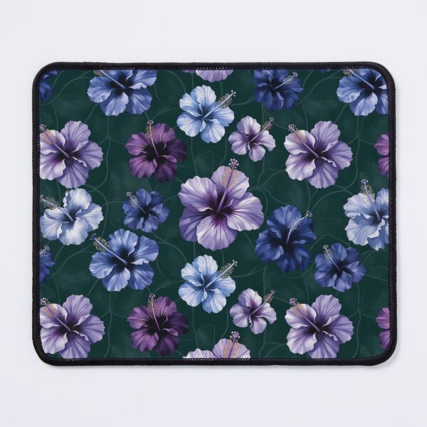 Item preview, Delicate Blue and Purple Wildflower Pattern designed and sold by IntelliMindDesigns.