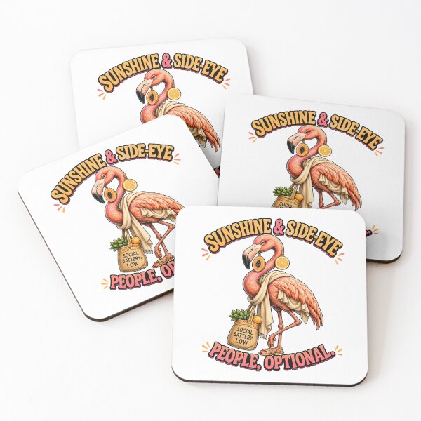 Item preview, Funny Introvert Flamingo Vacation designed and sold by Gentlestate.
