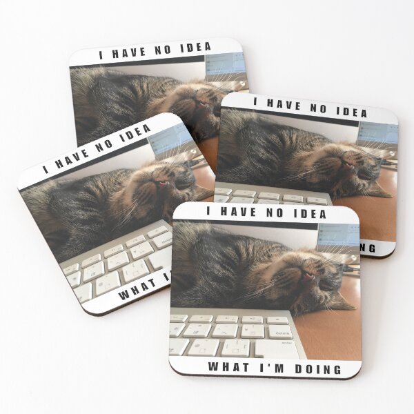 Item preview, Funny Sleeping Cat Keyboard Meme T-Shirt designed and sold by Soul-Lee.