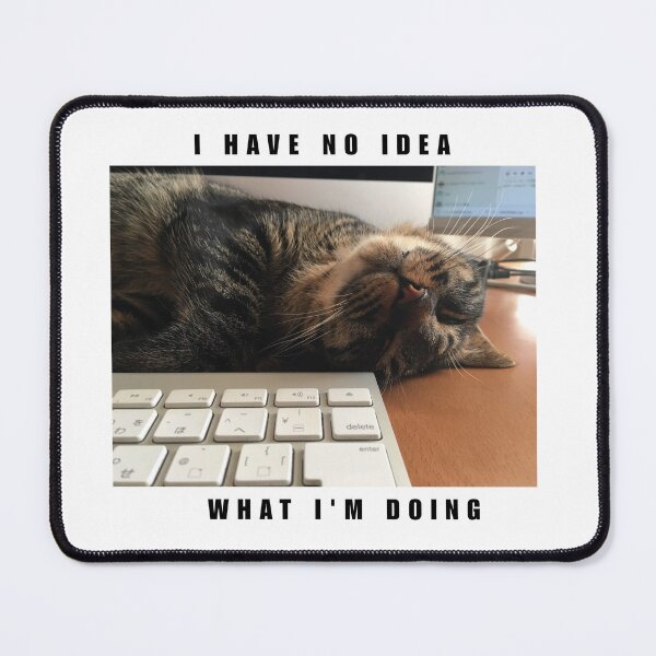 Item preview, Funny Sleeping Cat Keyboard Meme T-Shirt designed and sold by Soul-Lee.