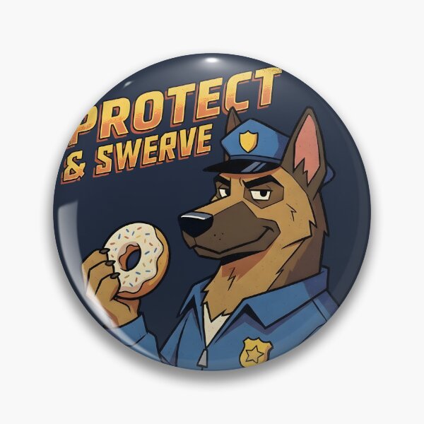 Item preview, Police Dog German Shepherd designed and sold by SillyPawsStudio.