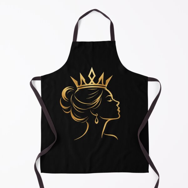 Item preview, Golden Queen Silhouette | Elegant Crowned Woman Luxury Design designed and sold by MoodLay.