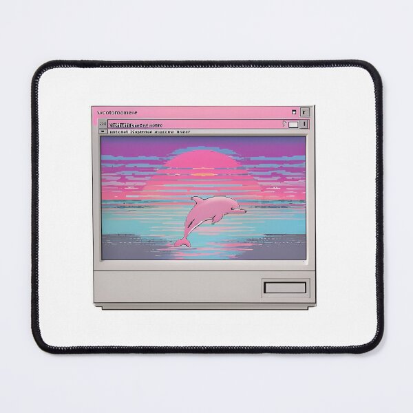 Item preview, Retro 90s Computer Window Pixel Art Sunset designed and sold by 77Clover.