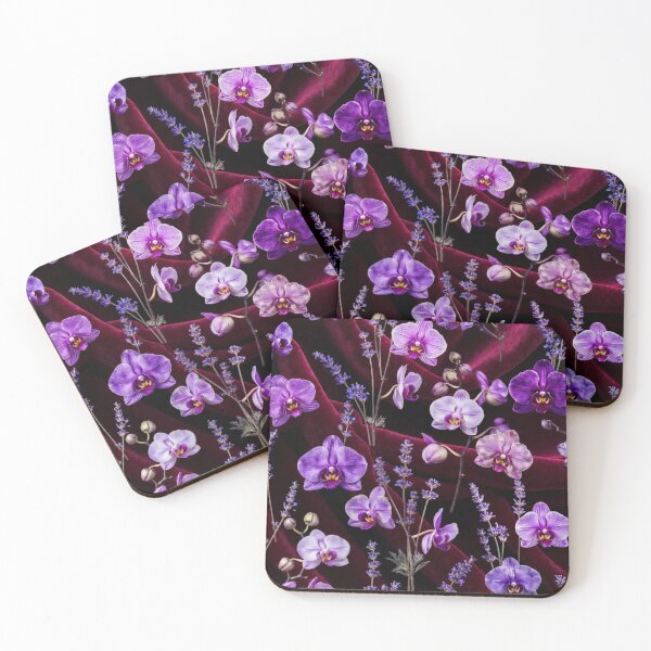 Item preview, Deep Purple Orchid Floral Seamless Pattern designed and sold by IntelliMindDesigns.
