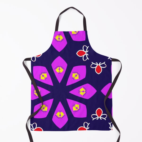 Item preview, Deep Blue and Magenta Geometric Mandala designed and sold by Tinsleybluebell.