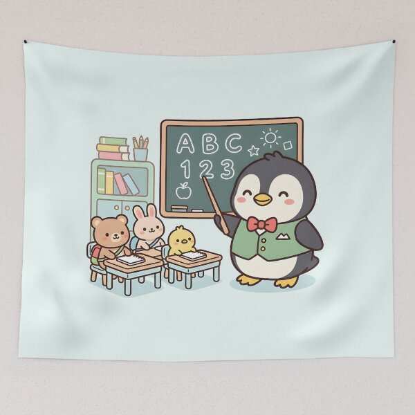 Item preview, Cute Penguin Teacher designed and sold by dreephic22.