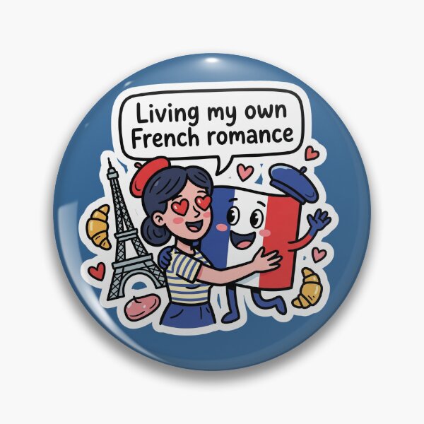 Item preview, Living My Own French Romance - Cute Paris Travel Illustration designed and sold by IdeaLabDesigns.