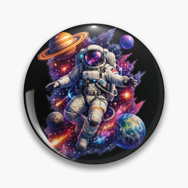 Item preview, Cosmic Drift Astronaut – Vibrant Galaxy Space Adventure designed and sold by Dreamy fantasy design.