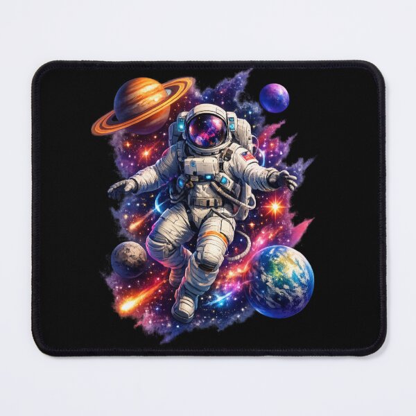 Item preview, Cosmic Drift Astronaut – Vibrant Galaxy Space Adventure designed and sold by Dreamy fantasy design.