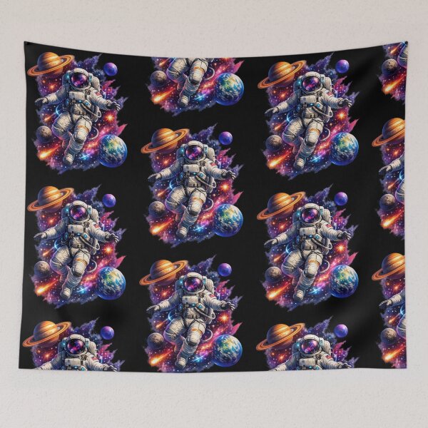 Item preview, Cosmic Drift Astronaut – Vibrant Galaxy Space Adventure designed and sold by Dreamy fantasy design.