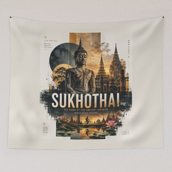 Item preview, SukhoThai the dawn of Ancient Kingdom Thailand unesco world heritage,brafdesign  designed and sold by Brafdesign.