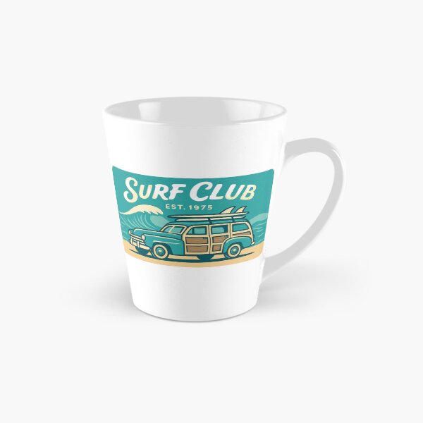 Item preview, Retro Surf Club Vintage Woody Wagon designed and sold by CREATIVO STUDIO.