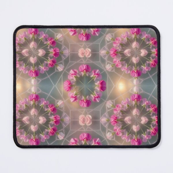 Item preview, Intricate Pink Purple Floral Mandala Pattern designed and sold by IntelliMindDesigns.