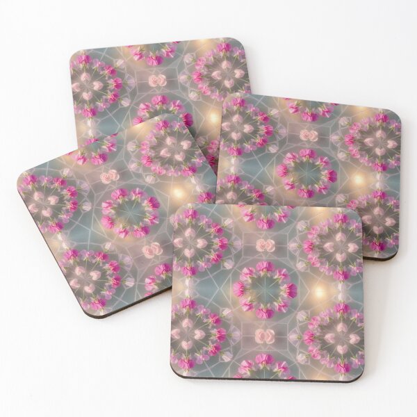 Item preview, Intricate Pink Purple Floral Mandala Pattern designed and sold by IntelliMindDesigns.