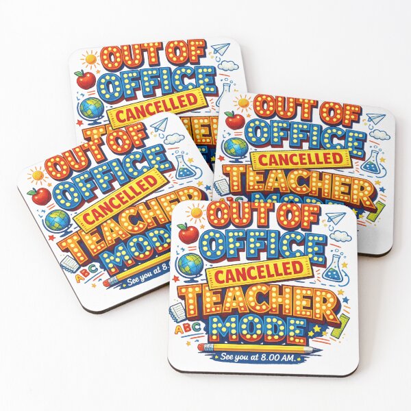 Item preview, Out of Office Teacher Mode Cancelled Funny Last Day of School designed and sold by ZAKE-store.