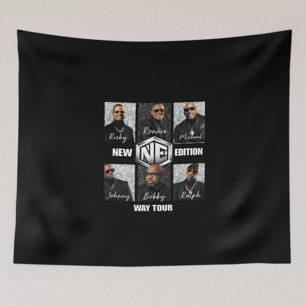 Item preview,  New Edition Way Glitter Concert Tour 2026 Graphic designed and sold by EviBenbato.