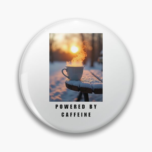 Item preview, Cozy Winter Coffee Powered by Caffeine Meme Art designed and sold by Soul-Lee.