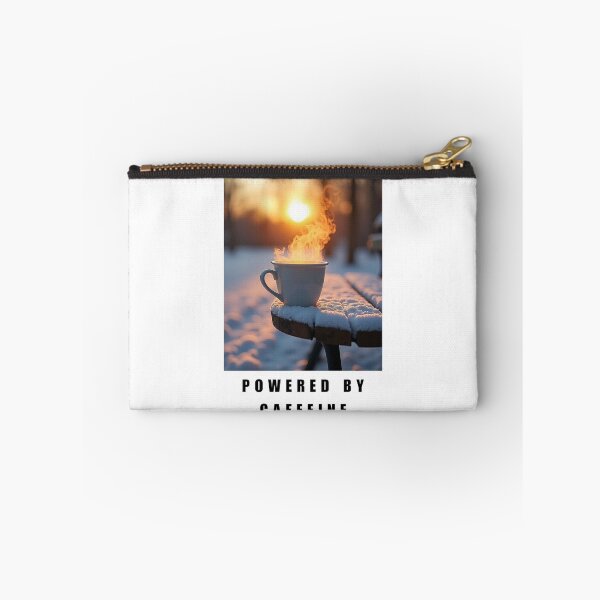 Item preview, Cozy Winter Coffee Powered by Caffeine Meme Art designed and sold by Soul-Lee.