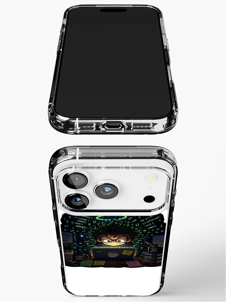 Thumbnail 3 of 5, iPhone Case, Coding Mode designed and sold by InkPixell.
