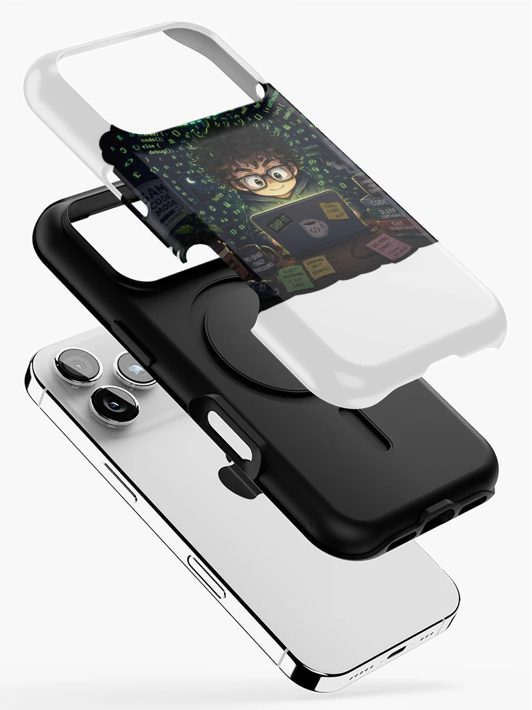 Thumbnail 2 of 4, iPhone Case, Coding Mode designed and sold by InkPixell.