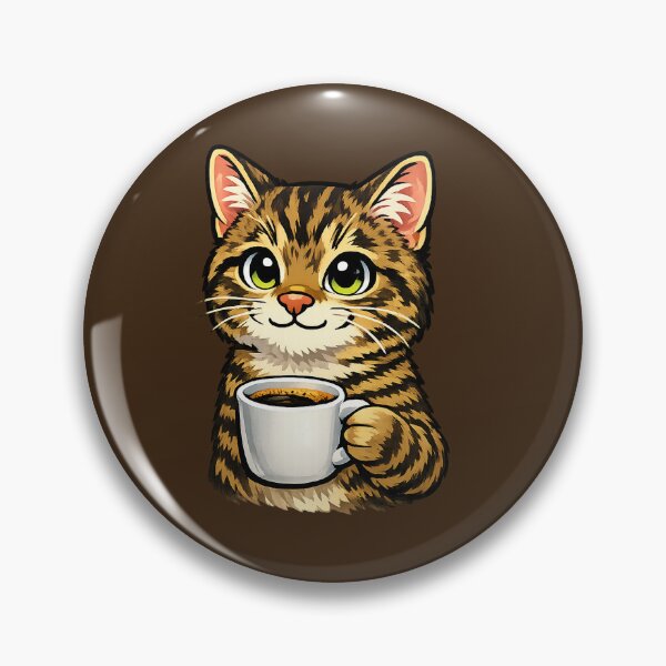Item preview, Cat Holding a Coffee designed and sold by odkocreative.