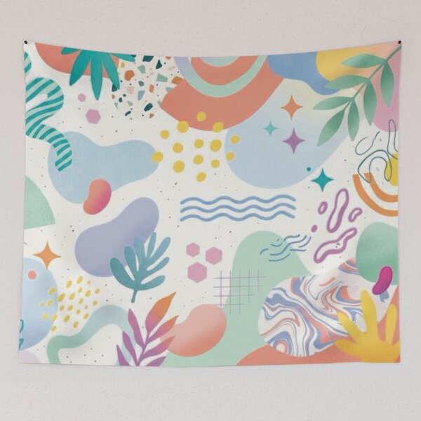 Item preview, Pastel Softness - Organic Abstract Pattern and Terrazzo designed and sold by  MinJira_.