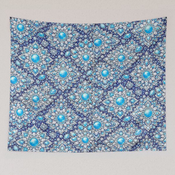 Item preview, Gemstone Mandala Pattern Series Blue designed and sold by ElexisND.
