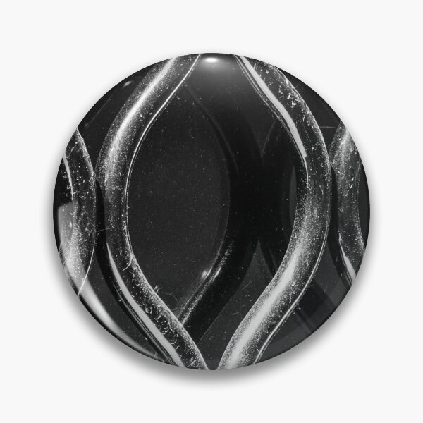 Item preview, Abstract Black and White Metal Gate Pattern With Wavy Bars and Reflective Texture designed and sold by Nmallia.