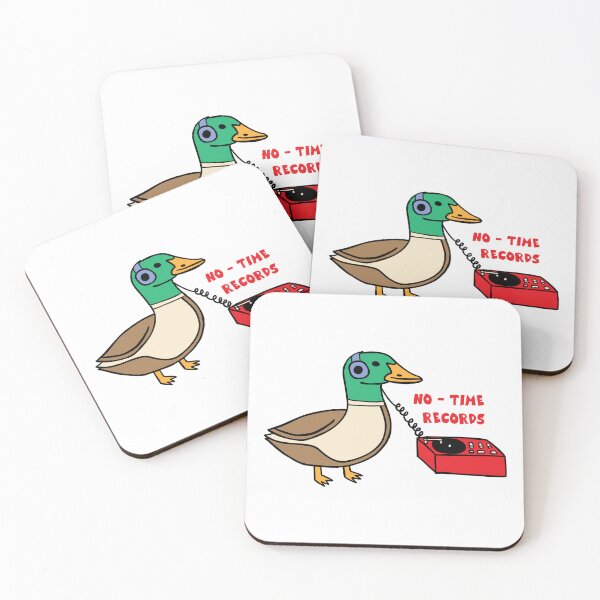 Item preview, No-Time Records Duck designed and sold by RetroChunky®.
