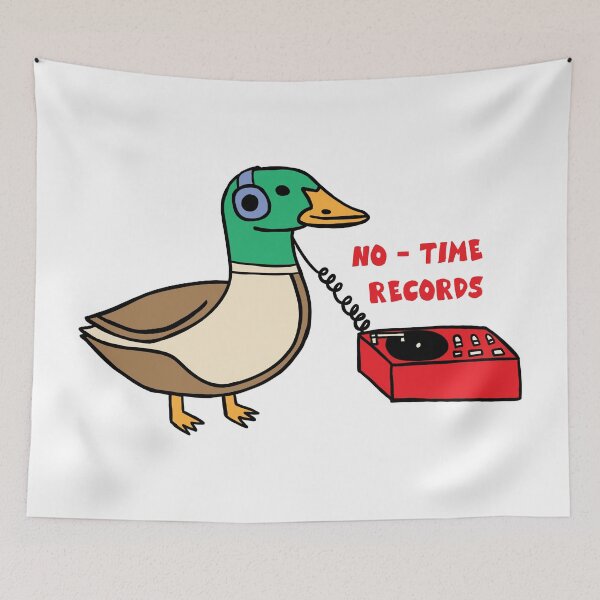 Item preview, No-Time Records Duck designed and sold by RetroChunky®.