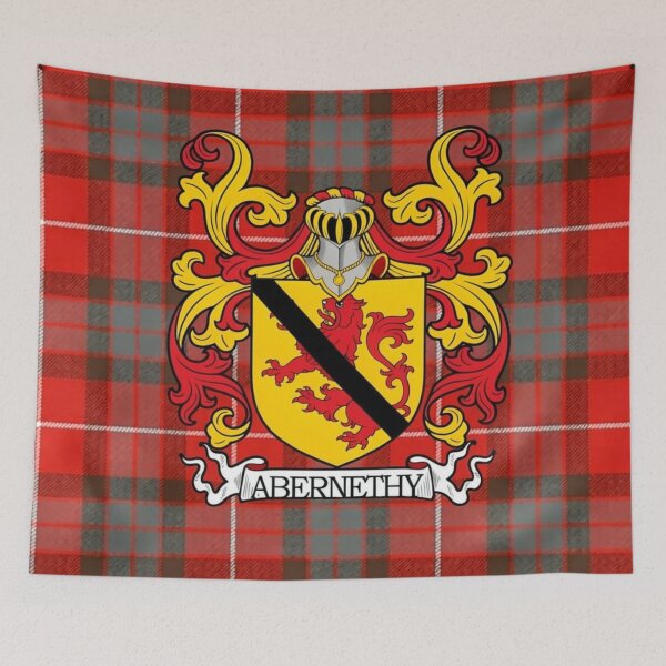 Item preview, Abernethy Coat of Arms and Fraser Weathered Tartan designed and sold by Kirrindy Designs.
