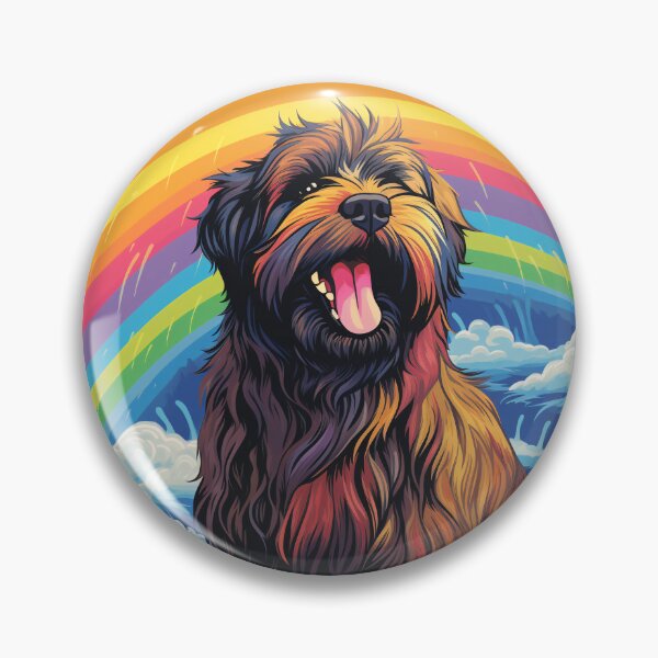 Item preview, Funny Briard Colorful Rainbow Cute Mom Dad Kids designed and sold by rafaeltto.