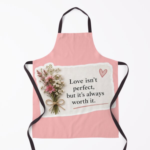 Item preview, Love Isnt Perfect But Its Always Worth It - Romantic Wildflower Sticker designed and sold by Scro-Ciob-Shop.