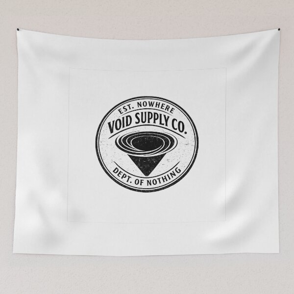 Item preview, Void Supply Co. Fake Brand Shirt — Ironic Streetwear Funny Parody Logo Graphic Tee designed and sold by spectomine.