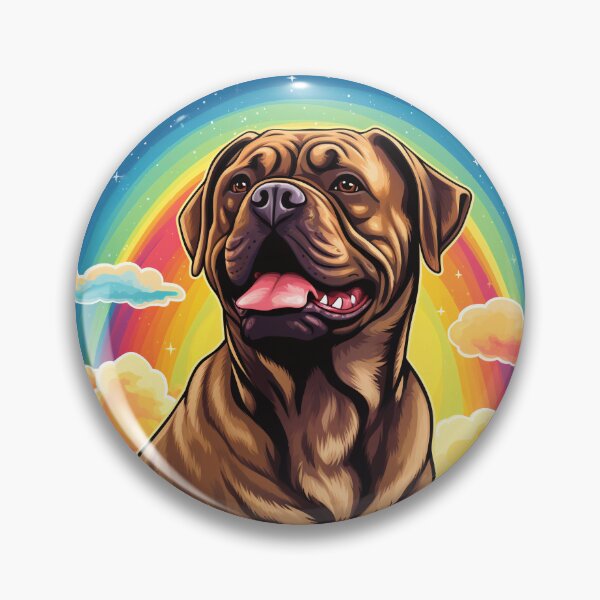 Item preview, Funny Bull Mastiff Colorful Rainbow Cute Mom Dad Kids designed and sold by rafaeltto.
