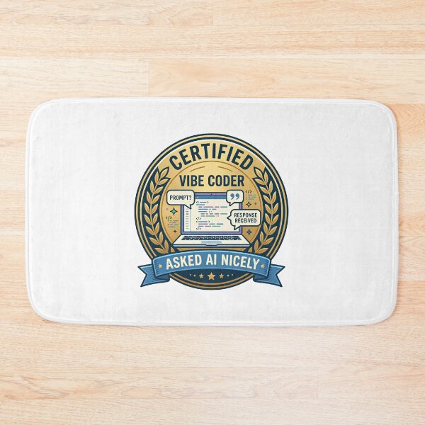 Item preview, The Vibe Code Certified  designed and sold by mancikart.