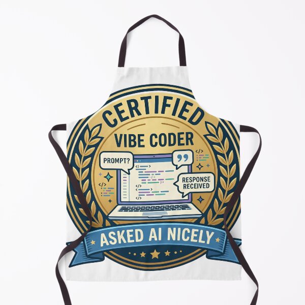 Item preview, The Vibe Code Certified  designed and sold by mancikart.
