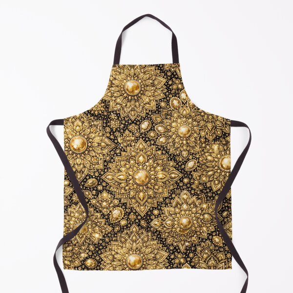 Item preview, gold Gemstone Mandala Pattern Series  designed and sold by Dreamweaver Mandalas.