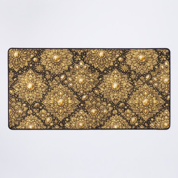 Item preview, gold Gemstone Mandala Pattern Series  designed and sold by ElexisND.