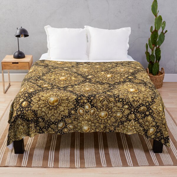Item preview, gold Gemstone Mandala Pattern Series  designed and sold by ElexisND.
