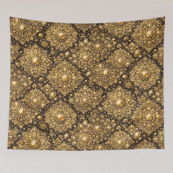 Item preview, gold Gemstone Mandala Pattern Series  designed and sold by ElexisND.