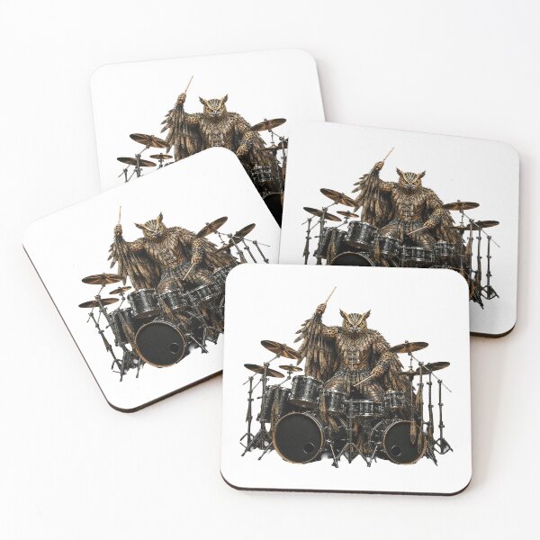 Item preview, Funny Owl Drummer Gifts For Musicians designed and sold by Bisonia.