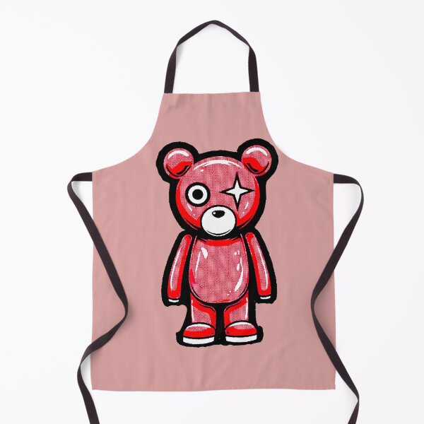 Item preview, Kawaii Bear Pink Graffiti Vinyl Toy Streetwear Drip Art designed and sold by AstronautMerch.