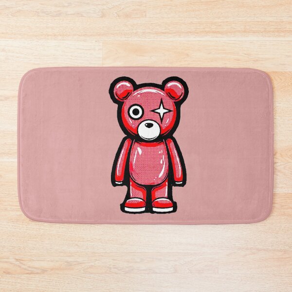 Item preview, Kawaii Bear Pink Graffiti Vinyl Toy Streetwear Drip Art designed and sold by AstronautMerch.